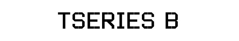 TSERIES B font preview