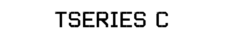 TSERIES C font preview