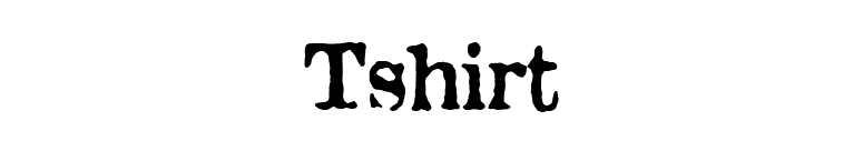 Tshirt font preview