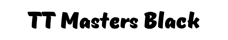 TT Masters Black font preview