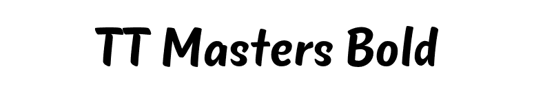 TT Masters Bold font preview