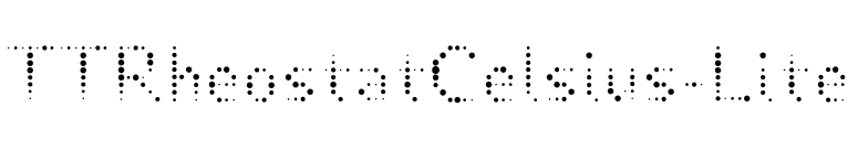 TTRheostatCelsius-Lite font preview