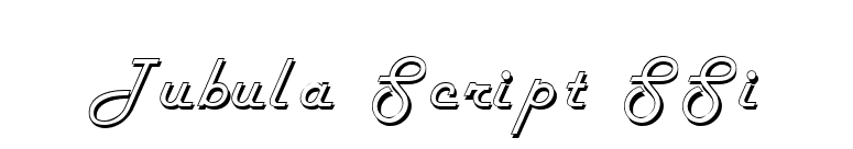 Tubula Script SSi font preview