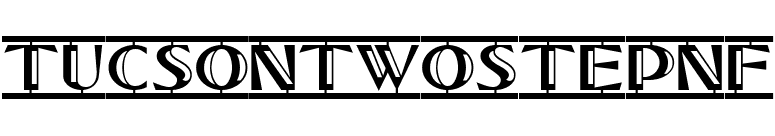 TucsonTwoStepNF font preview