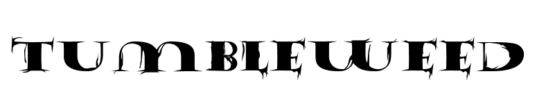 Tumbleweed font preview