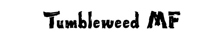 Tumbleweed MF font preview