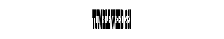 Tumbleweed SSi font preview