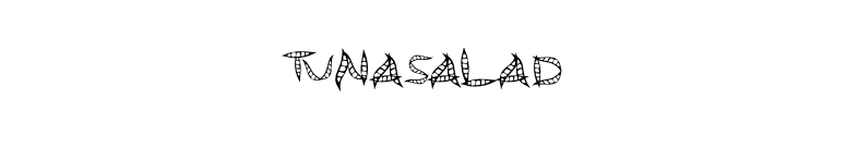Tunasalad font preview