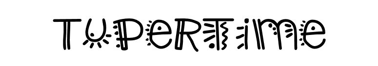 Tupertime font preview