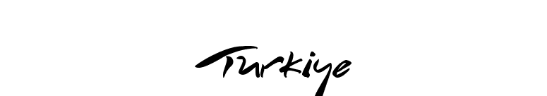 Turkiye font preview