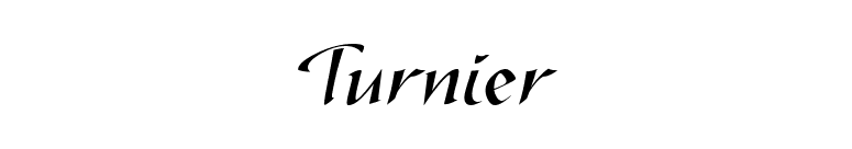 Turnier font preview
