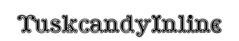 TuskcandyInline font preview