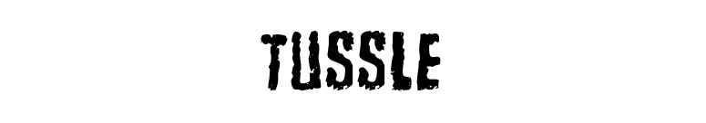Tussle font preview