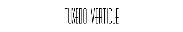 Tuxedo Verticle font preview