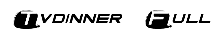 Tvdinner-Full font preview