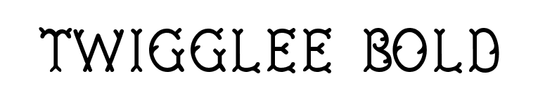 Twigglee Bold font preview