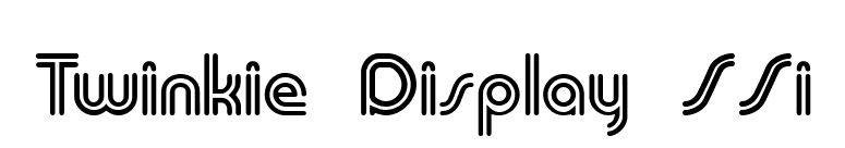 Twinkie Display SSi font preview