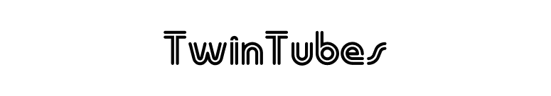 TwinTubes font preview