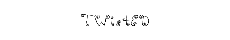 TWistED font preview