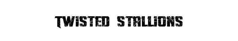 Twisted Stallions font preview