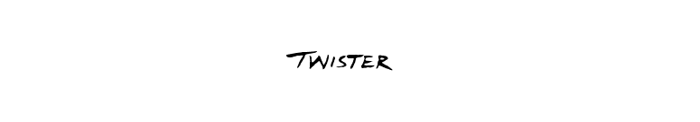 Twister font preview