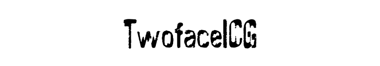 TwofaceICG font preview