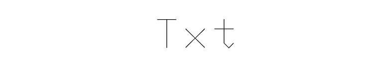 Txt font preview