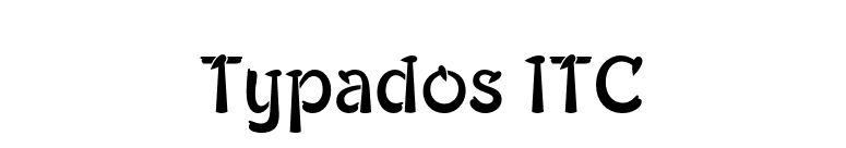 Typados ITC font preview