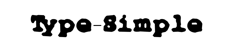 Type-Simple font preview