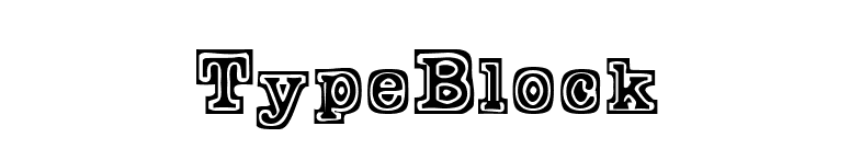 TypeBlock font preview