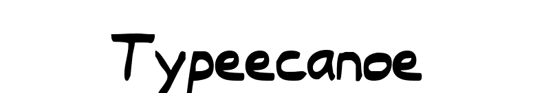Typeecanoe font preview