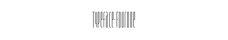 Typeface-FourOne font preview