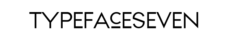 TypefaceSeven font preview