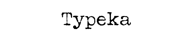 Typeka font preview