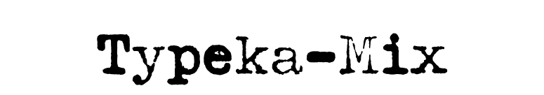 Typeka-Mix font preview