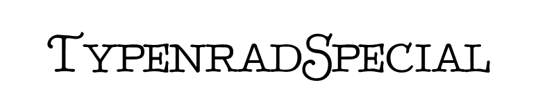 TypenradSpecial font preview