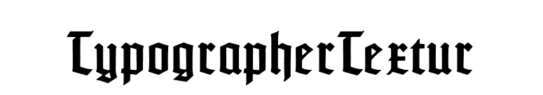 TypographerTextur font preview