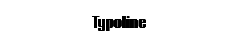 Typoline font preview