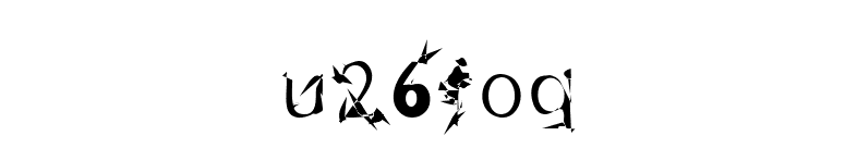 u26fog font preview