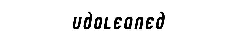 UdoLeaned font preview