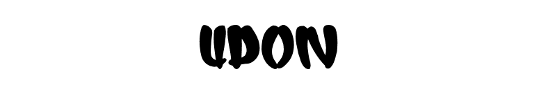 UDON font preview