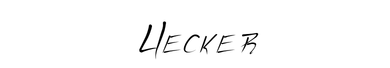 Uecker font preview