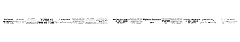 Ultimate Sarcasm JL font preview