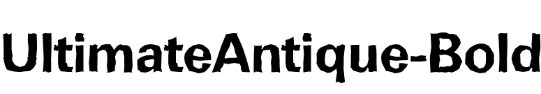 UltimateAntique-Bold font preview