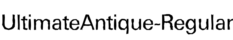 UltimateAntique-Regular font preview