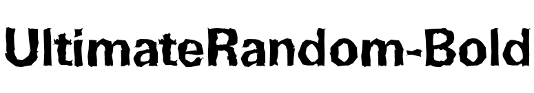UltimateRandom-Bold font preview