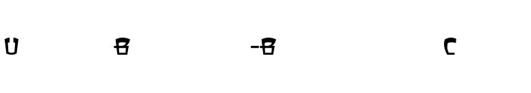 UltraBronzo-BronzoidCaps font preview