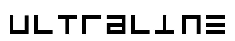 UltraLine font preview