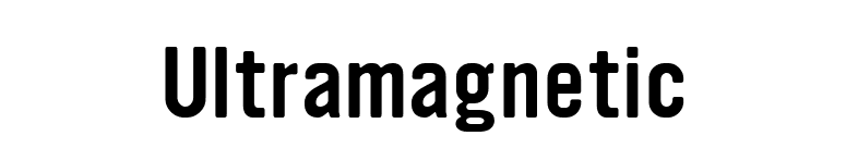 Ultramagnetic font preview