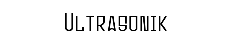 Ultrasonik font preview
